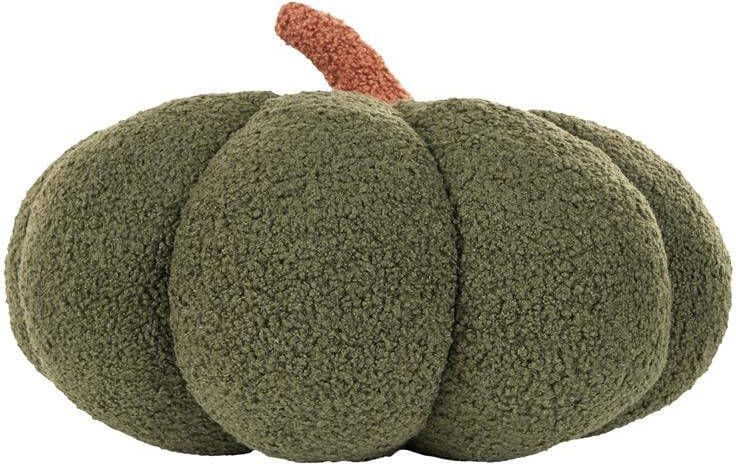 Beliani MUNCHKIN Sierkussen Groen 35 cm Bouclé