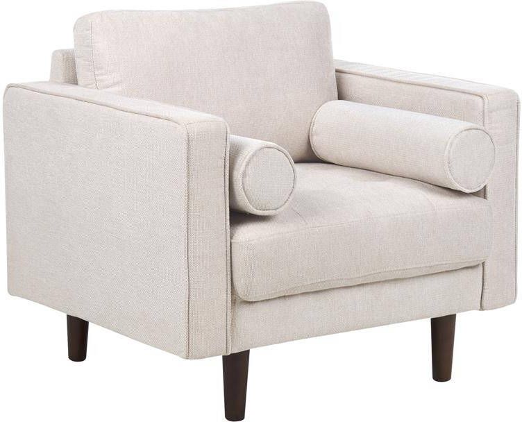 Beliani NURMO Fauteuil Beige Polyester