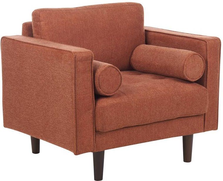 Beliani NURMO Fauteuil Goudbruin Polyester