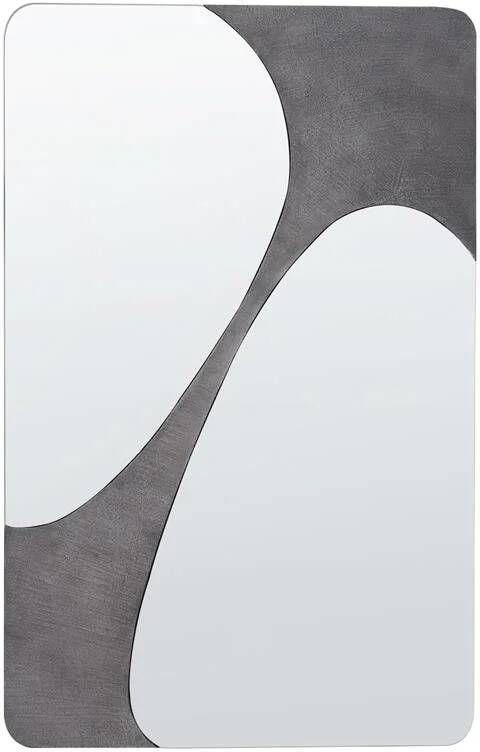 Beliani ORMES Wandspiegel Grijs 70 x 110 cm Glas