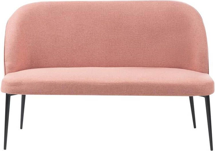 Beliani OSBY Tweezitsbank Roze Polyester