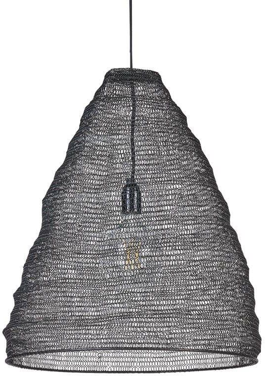Beliani PARBATI Hanglamp-Zwart-IJzer