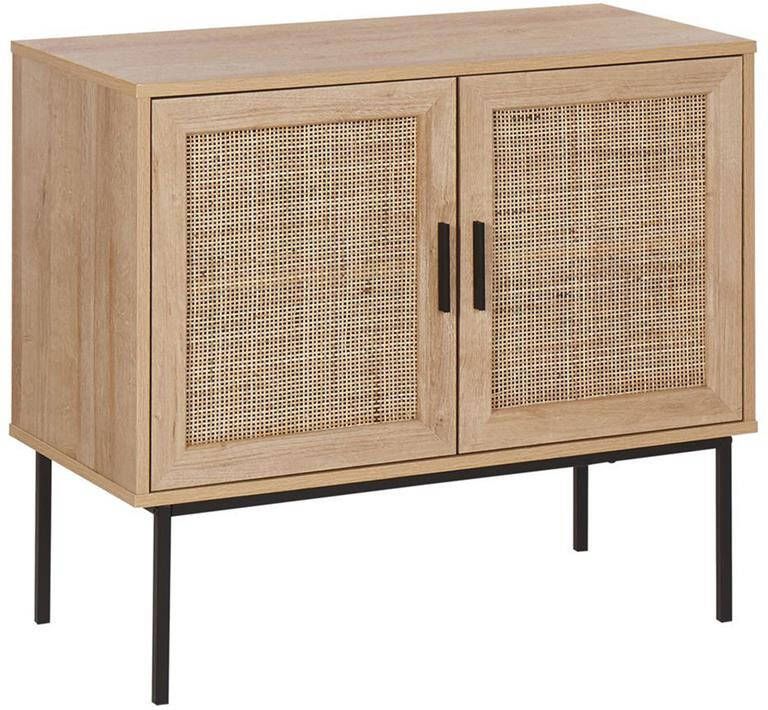 Beliani PASCO Sideboard Lichte houtkleur Vezelplaat
