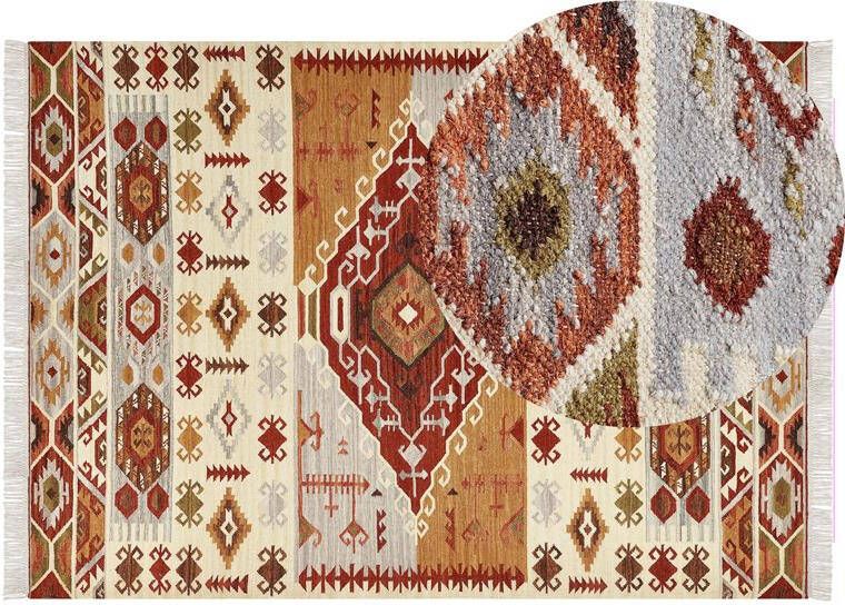 Beliani -PROSHYAN-Kelim vloerkleed-Multicolor-200 x 300 cm-Wol