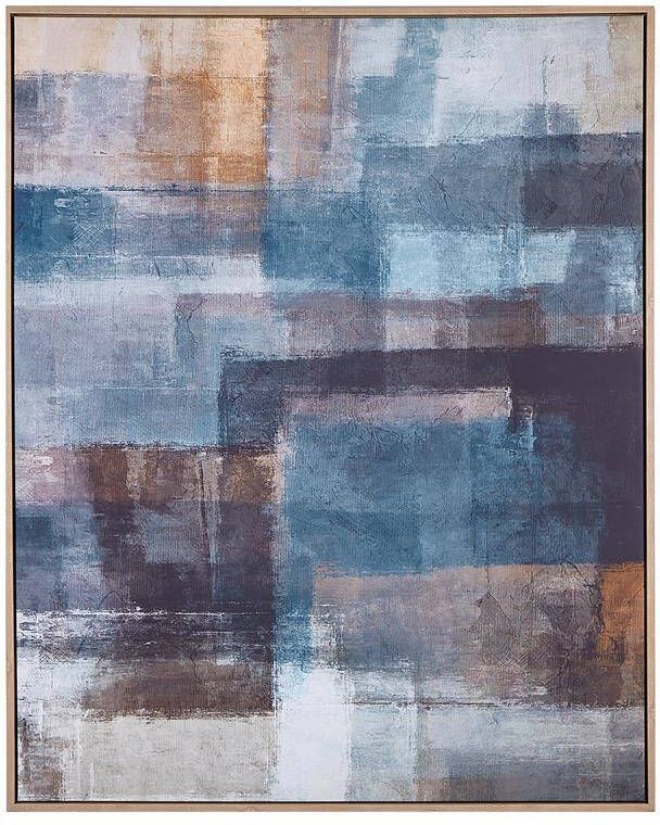 Beliani PULSANO Wanddecoratie Meerkleurig Polyester