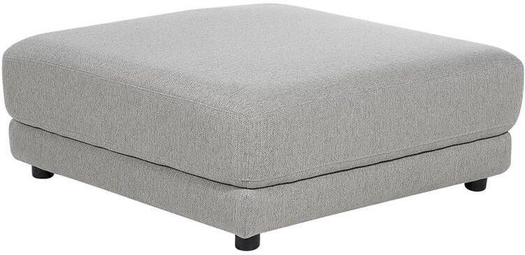 Beliani SIGTUNA Ottomaan Lichtgrijs Polyester