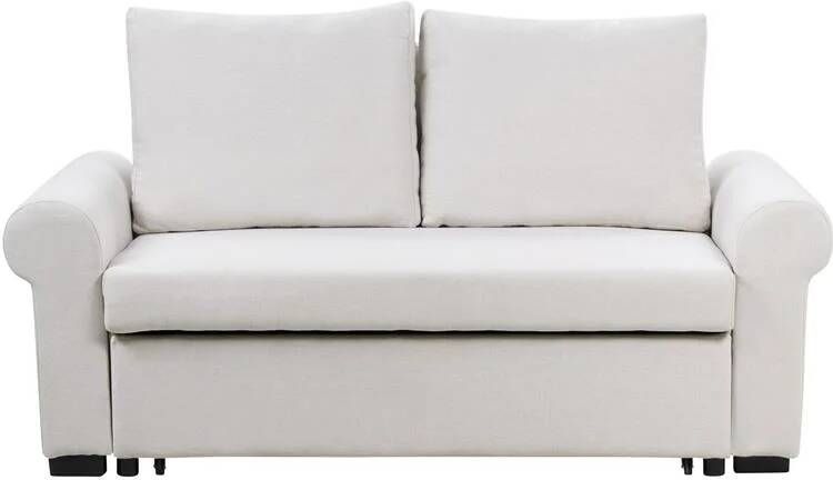 Beliani SILDA Slaapbank Lichtbeige Polyester