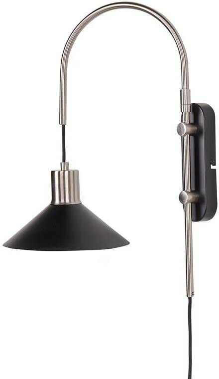 Beliani SISSA Wandlamp Zwart Metaal