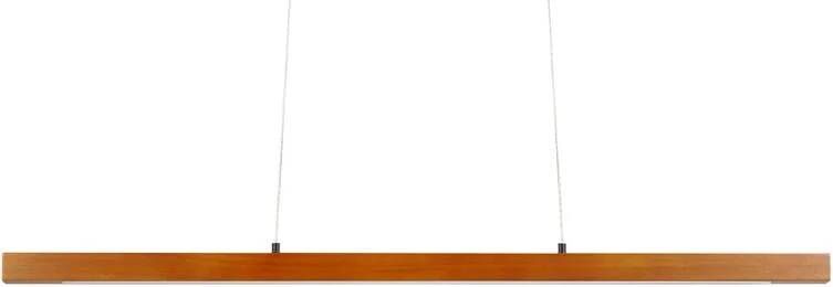 Beliani STEWARTS Hanglamp-Donkere houtkleur-Eikenhout