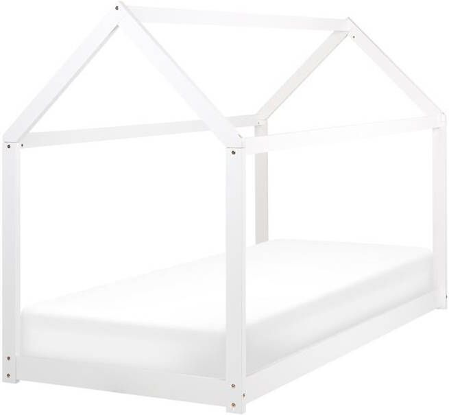 Beliani TOSSE Kinderbed Wit 90 x 200 cm Hout