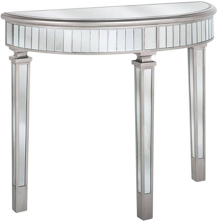 Beliani TOULOUSE Consoletafel Zilver Glas