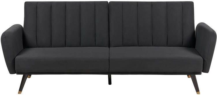 Beliani VIMMERBY Slaapbank Zwart Polyester