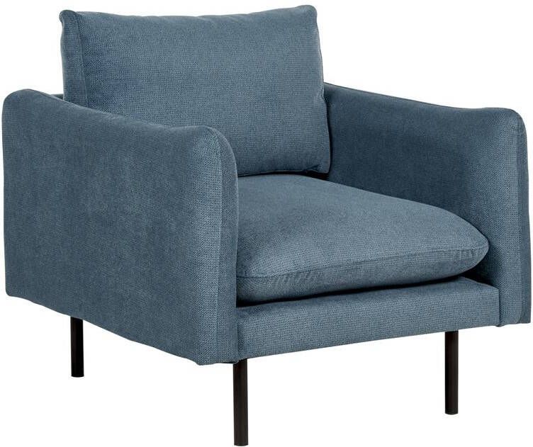 Beliani VINTERBRO Fauteuil Blauw Polyester