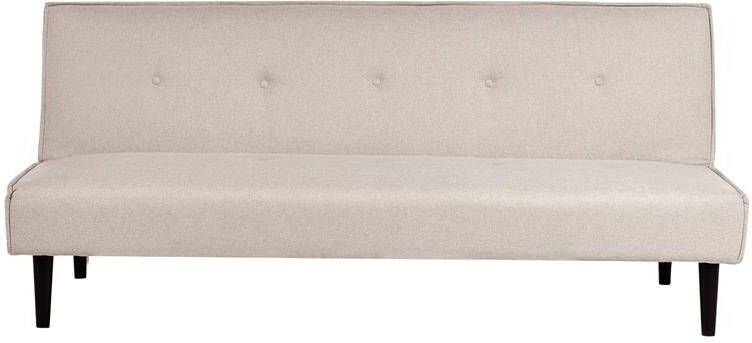 Beliani VISBY Slaapbank 3-zits Beige Polyester