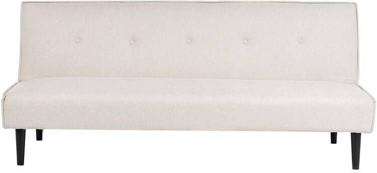 Beliani VISBY Slaapbank 3-zits Lichtbeige Polyester