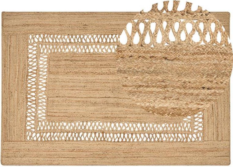 Beliani YENIKOY Vloerkleed Beige 200 x 300 cm Jute