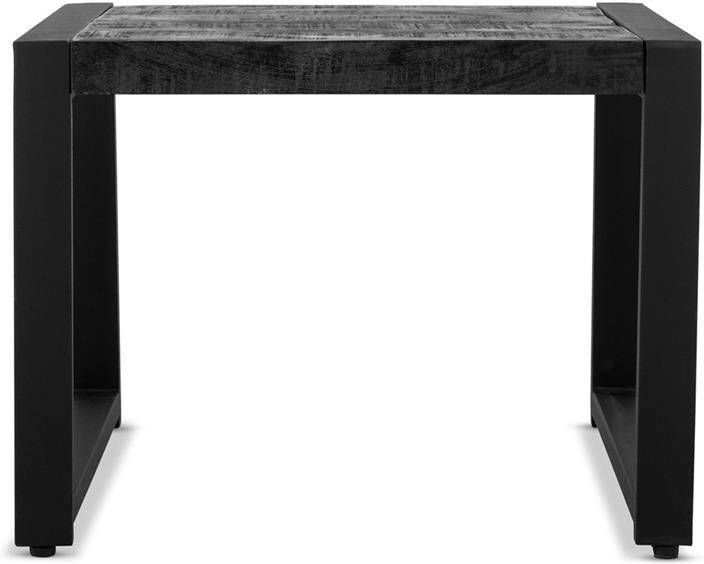 Benoa Bijzettafel Britt Zwart Mangohout-60x60 cm - Foto 3