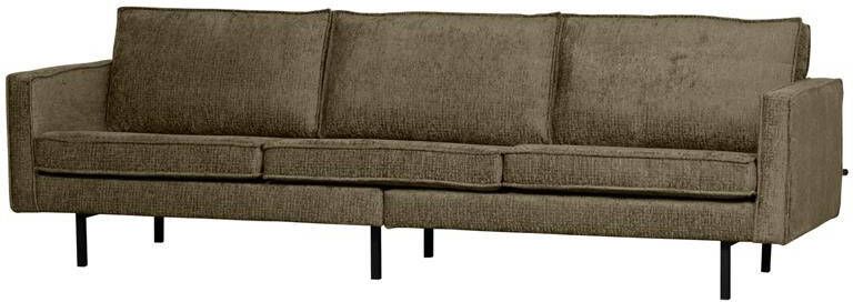 BePureHome | Rodeo 3-zitsbank structure velvet bonsai | Zitmeubels woonkamer | 3-zitsbank