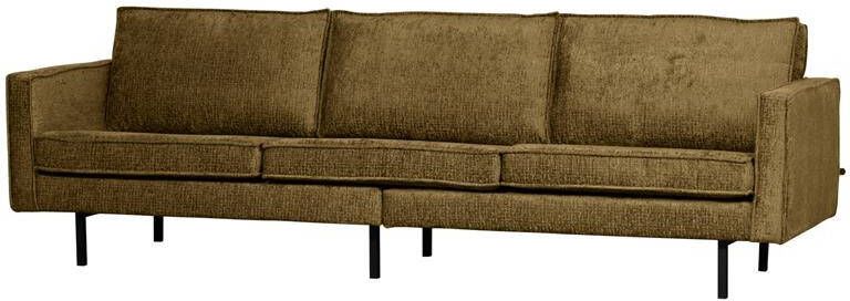 BePureHome | Rodeo 3-zitsbank structure velvet brass | Zitmeubels woonkamer | 3-zitsbank