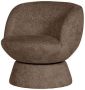 BePureHome Draaifauteuil Shuffle Polyester Zwart 72x73x71 - Thumbnail 1