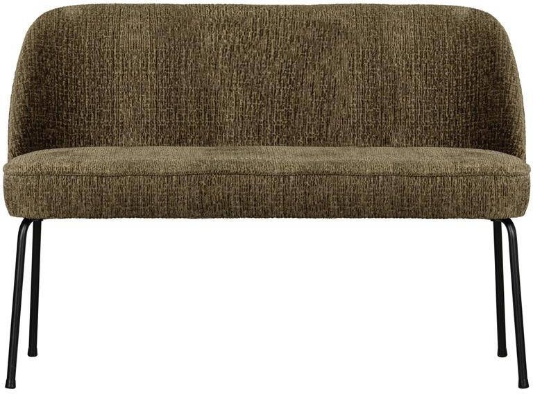 BePureHome | Vogue Eetbank Structure Velvet Bonsai | Eetkamer meubels | Eetkamerbank