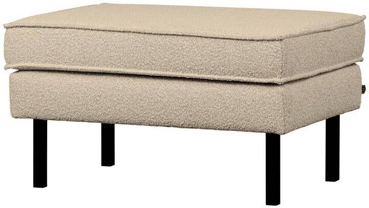 BePureHome Hocker Op Poten Rodeo Bouclé Beige 45x84x54