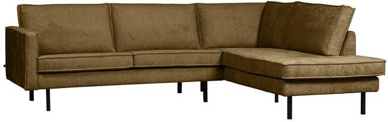 BePureHome Hoekbank Rechts Rodeo Velvet Brass 85x266x213
