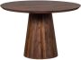 BePureHome Limit Eetkamertafel Mangohout Walnoot 76x130x130 - Thumbnail 1