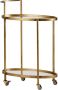 BePureHome Push Trolley Metaal Antique Brass 86x67x35 - Thumbnail 2