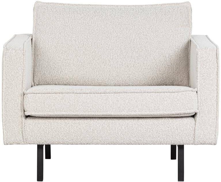 BePureHome | Rodeo Fauteuil Bouclé Naturel | Zitmeubels woonkamer | Fauteuil