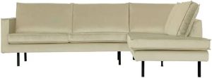 BePureHome Rodeo Hoekbank Rechts Velvet Pistache 85x266x86|213