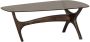 BePureHome Organische Salontafel Flash Mangohout en glas 110 x 60cm Walnoot - Thumbnail 1