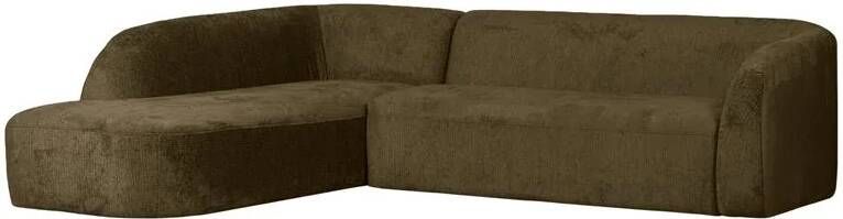BePureHome Sloping Hoekbank Links Velvet Bonsai 77x274x225|87