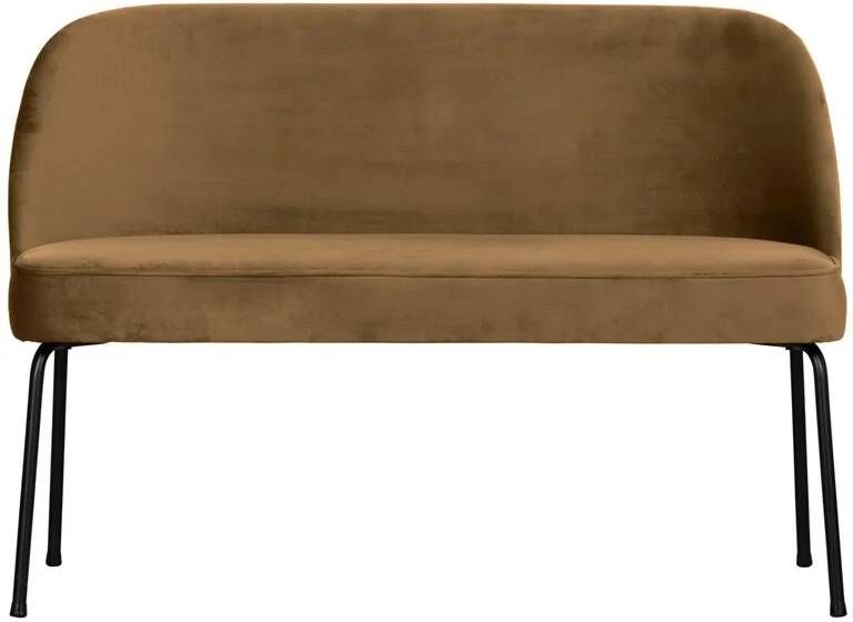 BePureHome | Vogue Eetbank Fluweel Honing Geel | Eetkamer meubels | Eetkamerbank