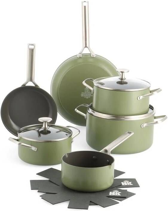 BK Sublime Pannenset 6-delig Olijfgroen
