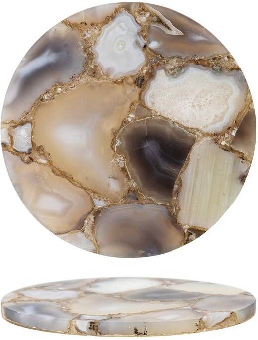 Bloomingville Himalaya Decoratief Dienblad Bruin Agaat