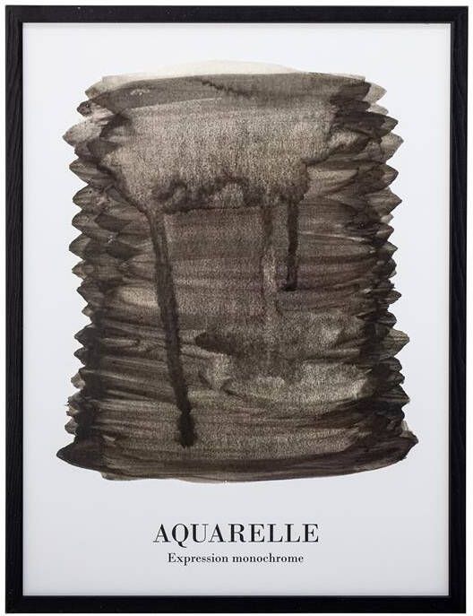 Bloomingville Ravenna Poster Zwart Grenen