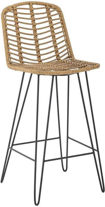 Bloomingville Vargas Barstoel Rattan Naturel