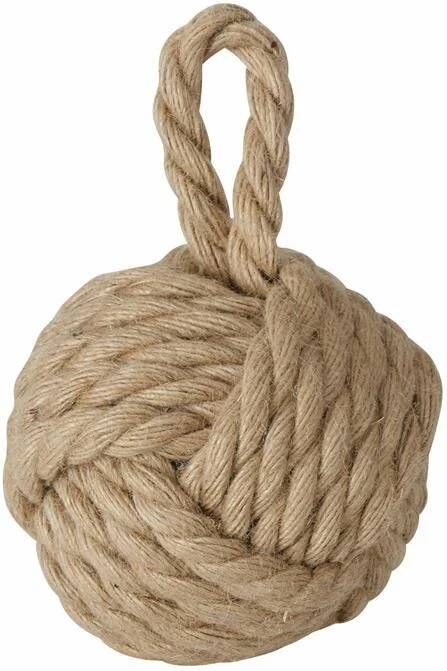 Boltze deurstopper 1.5 kilo bruin jute 23 x 15 cm Deurstoppers