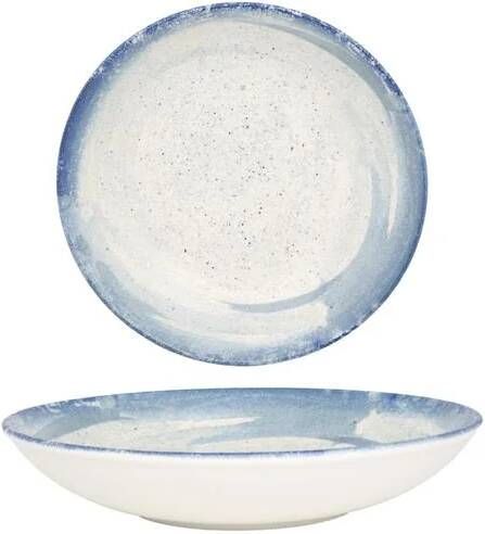 Bonna Diep bord Harena Porselein 25 cm (1300cc) set van 6