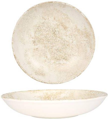 Bonna Diep bord Nacrous Porselein 23 cm (1000cc) set van 6