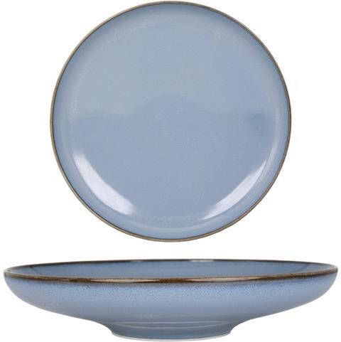 Bonna Diep bord Sky Hygge Porselein 25 cm (1300cc) set van 6
