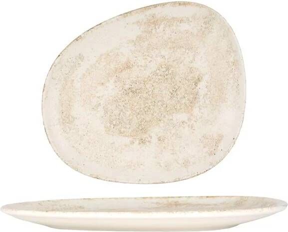 Bonna Dinerbord Nacrous Porselein 33 cm set van 6