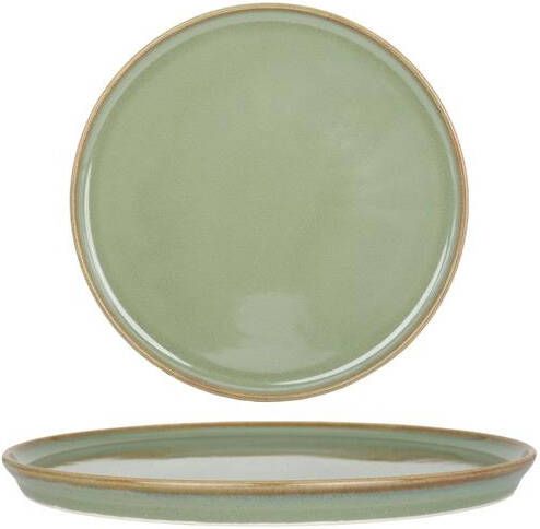 Bonna Dinerbord Sage Hygge Porselein 28 cm set van 6