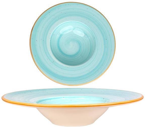 Bonna Pastabord Aqua Porselein 28 cm (400cc) set van 2