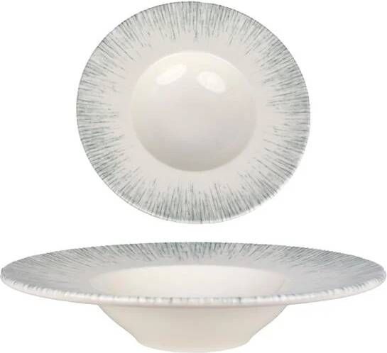 Bonna Pastabord Iris Porselein 28 cm (400cc) set van 2