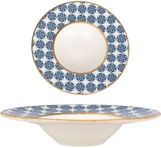 Bonna Pastabord Lotus Porselein 28 cm (400cc) set van 2