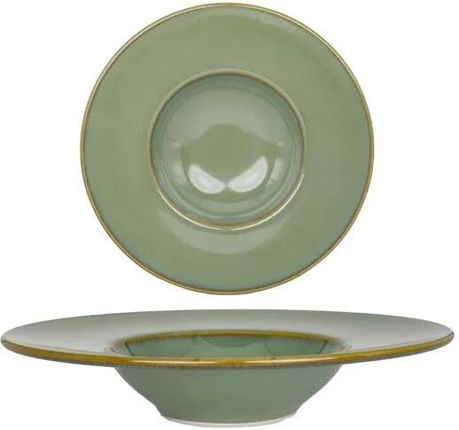 Bonna Pastabord Sage Hygge Porselein 28 cm (400cc) set van 2