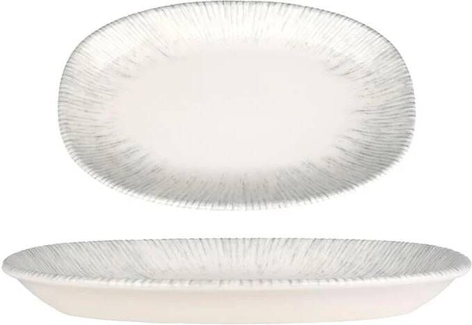 Bonna Serveerschaal Iris Porselein 34x19 cm set van 2
