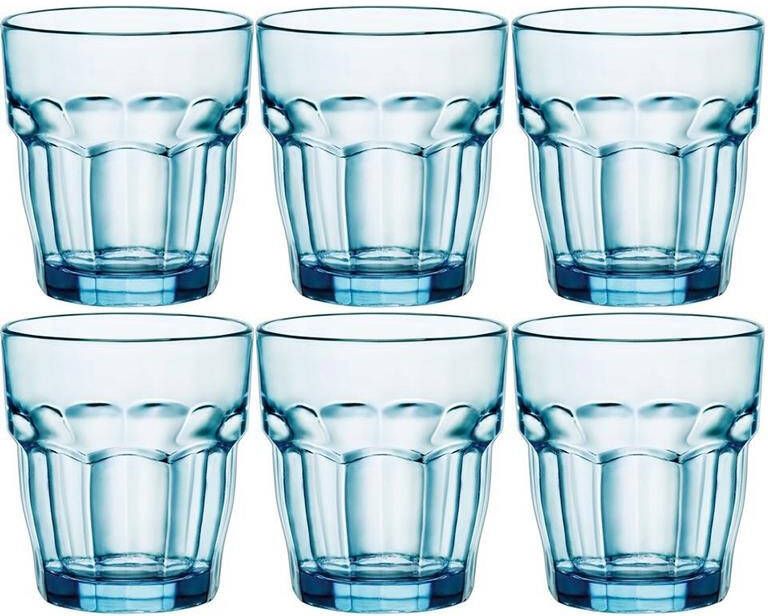 Bormioli Rocco Drinkglazen 6x stuks blauw 270 ml